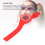 Orologio digitale per bambini rosso Modello 50M 45,2 mm 200 mAh 6