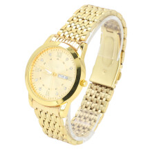 Orologio da uomo al quarzo color oro 70mAh 41.6mm/19mm 210mm