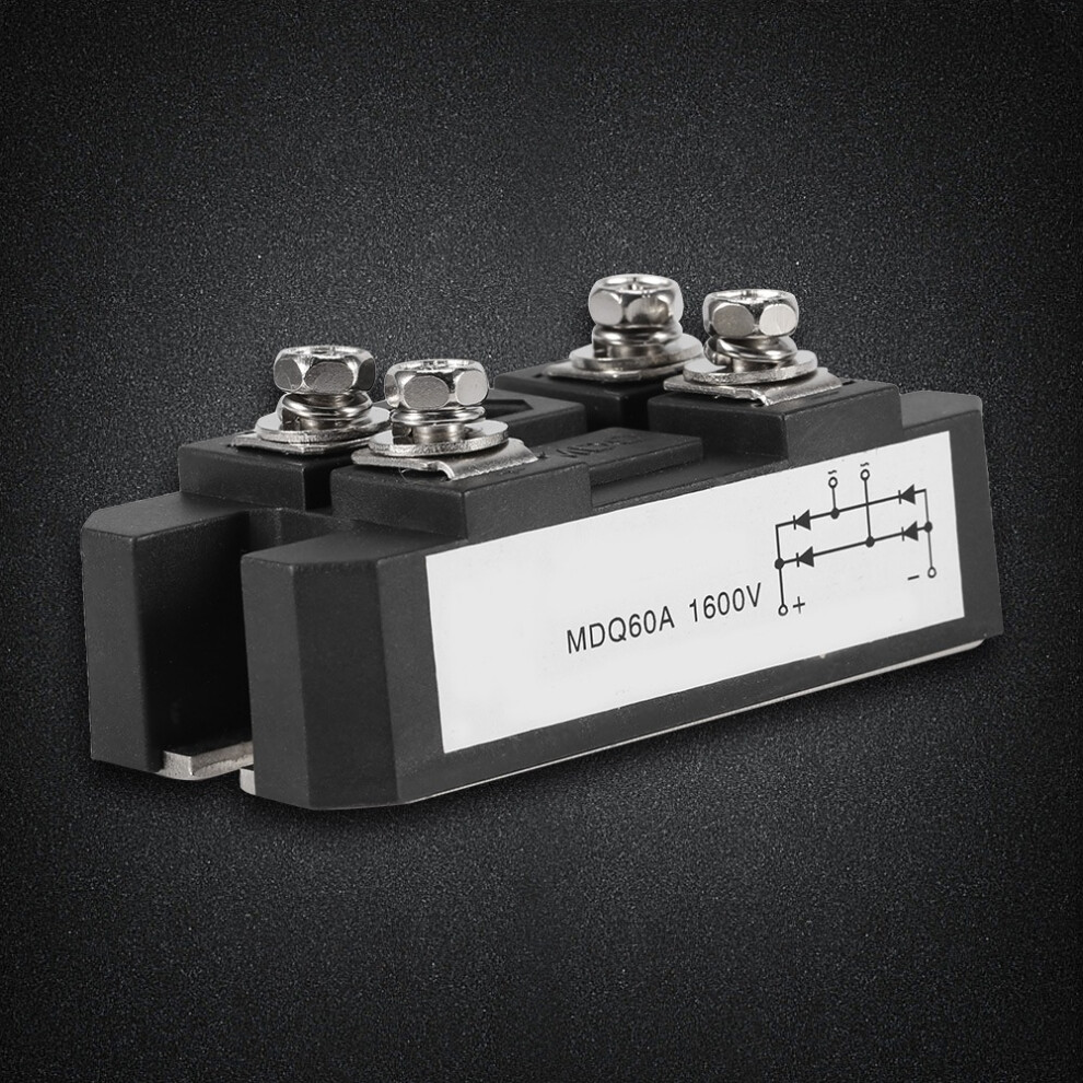 Powerful 1Pc 60A 1600V Single Phase Diode Bridge Rectifier With 4 Terminals 3451334457201
