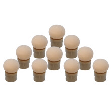 10pcs Soft Elastic Nail Art Sponge Heads for Dotting Pen & Brush