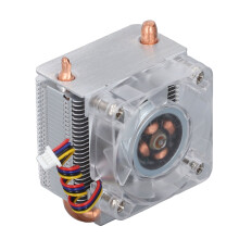 Pi 5 refroidisseur CPU en alliage d'aluminium RGB, 0,4 W, 5 V, 5 mm