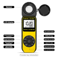 Digitales Luxmeter BT-881E Handlichtmessgerät 1 - 300.000Lux Sensor