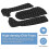3Pcs Black Surfboard Traction Pads: Eco-Friendly Waterproof Grip 6