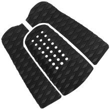 3Pcs Black Surfboard Traction Pads: Eco-Friendly Waterproof Grip