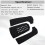 3Pcs Black Surfboard Traction Pads: Eco-Friendly Waterproof Grip 3
