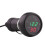 Dual LED Digital Display Voltmeter Thermometer Cigarette Lighter USB Car Charger 4