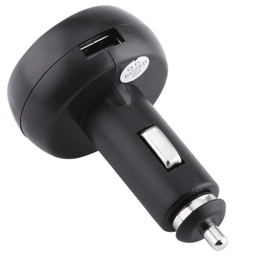 Dual LED Digital Display Voltmeter Thermometer Cigarette Lighter USB Car Charger