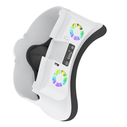 Face Cover Cooling Fan Interface Radiator White 2