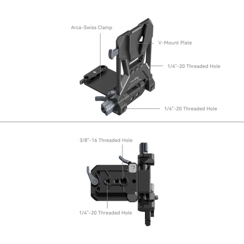 Πλάκα μπαταρίας V-Mount για Arca-, 2