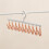 Multifunctional Socks Hanger 360 Rotating Clips 37x19cm Pink/White 5