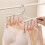 Multifunctional Socks Hanger 360 Rotating Clips 37x19cm Pink/White 6