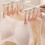 Multifunctional Socks Hanger 360 Rotating Clips 37x19cm Pink/White 3