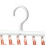Multifunctional Socks Hanger 360 Rotating Clips 37x19cm Pink/White 7