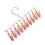 Multifunctional Socks Hanger 360 Rotating Clips 37x19cm Pink/White 12