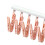 Multifunctional Socks Hanger 360 Rotating Clips 37x19cm Pink/White 8