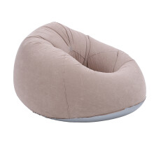 Aufblasbarer Lounge-Sessel 80 kg Tragfähigkeit 75x75x45 cm Grau