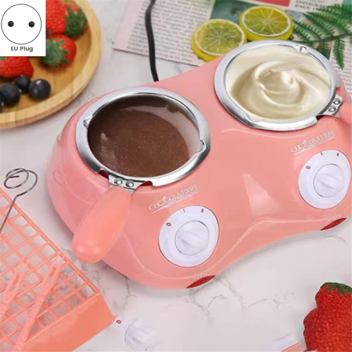 Dubbele snelheid warme pot chocolade smeltmachine set EU-stekker 1