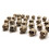 20 Stück Mini-Harz-Schädel-Blumentöpfe - 1x1x1,8 cm 7