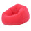 Sillón inflable rojo 75x75x45 cm 80 kg 7