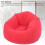 Sillón inflable rojo 75x75x45 cm 80 kg 15