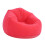 Sillón inflable rojo 75x75x45 cm 80 kg 16