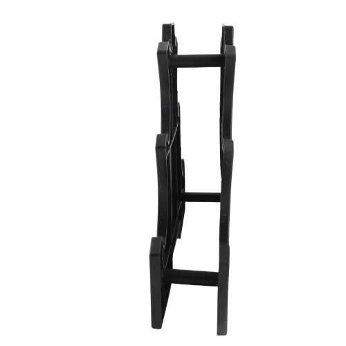 Compact 3-Tier Plastic Dumbbell Weight Rack for Home Gym