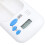 Dispenser per medicinali con allarme LCD 100mAh 9x5.5cm 8