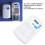 Dispenser per medicinali con allarme LCD 100mAh 9x5.5cm 4