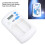 Dispenser per medicinali con allarme LCD 100mAh 9x5.5cm 5