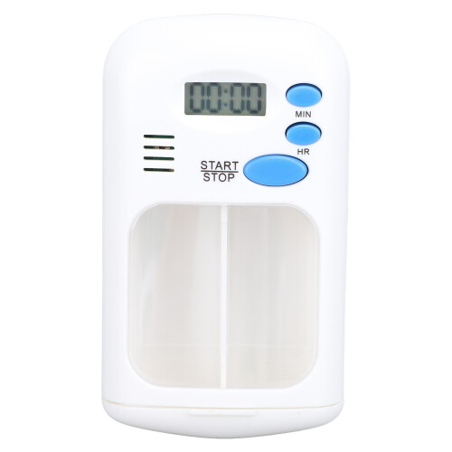 Dispenser per medicinali con allarme LCD 100mAh 9x5.5cm 2