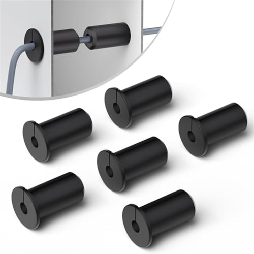 6 ojales de pared de 3/4 de pulgada para cable Ethernet 1