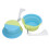 2 pièces de gamelles en silicone pliables 380 ml portable 11