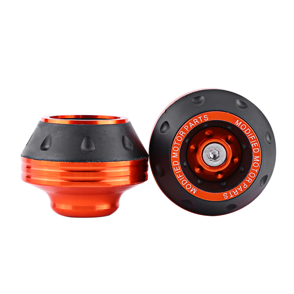 Cnc Precision Aluminum Fork Sliders - Motorbike Protection Orange 4911334466560