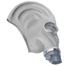 Chemische Gasmaske Atemschutzmaske Klassischer Stil Gummimaterial