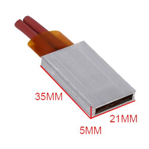 Safe Thermostatic 12V Ceramic Heating Plate 80 Long Service Life 1