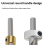 2pcs Aluminum Profile Drill Guide Access Hole Drill Jig Drill Bit 2