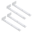4Pack Floating Shelf Bracket 8 Inch, Industrial Heavy Duty Shelf 1