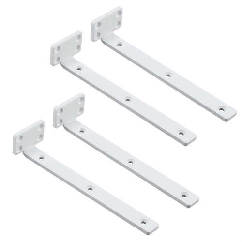 4Pack Floating Shelf Bracket 8 Inch, Industrial Heavy Duty Shelf
