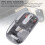 Transparente Ratón gris USB compacto tri-modo de 400mAh 5