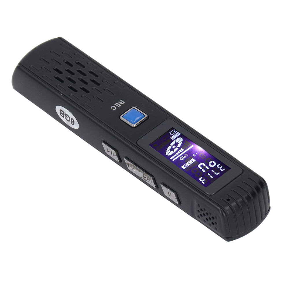 Digital Voice Recorder 8GB Noise Reduction MP3 220mAh Travel Device-image-OPC-PJCYC8R-NEW