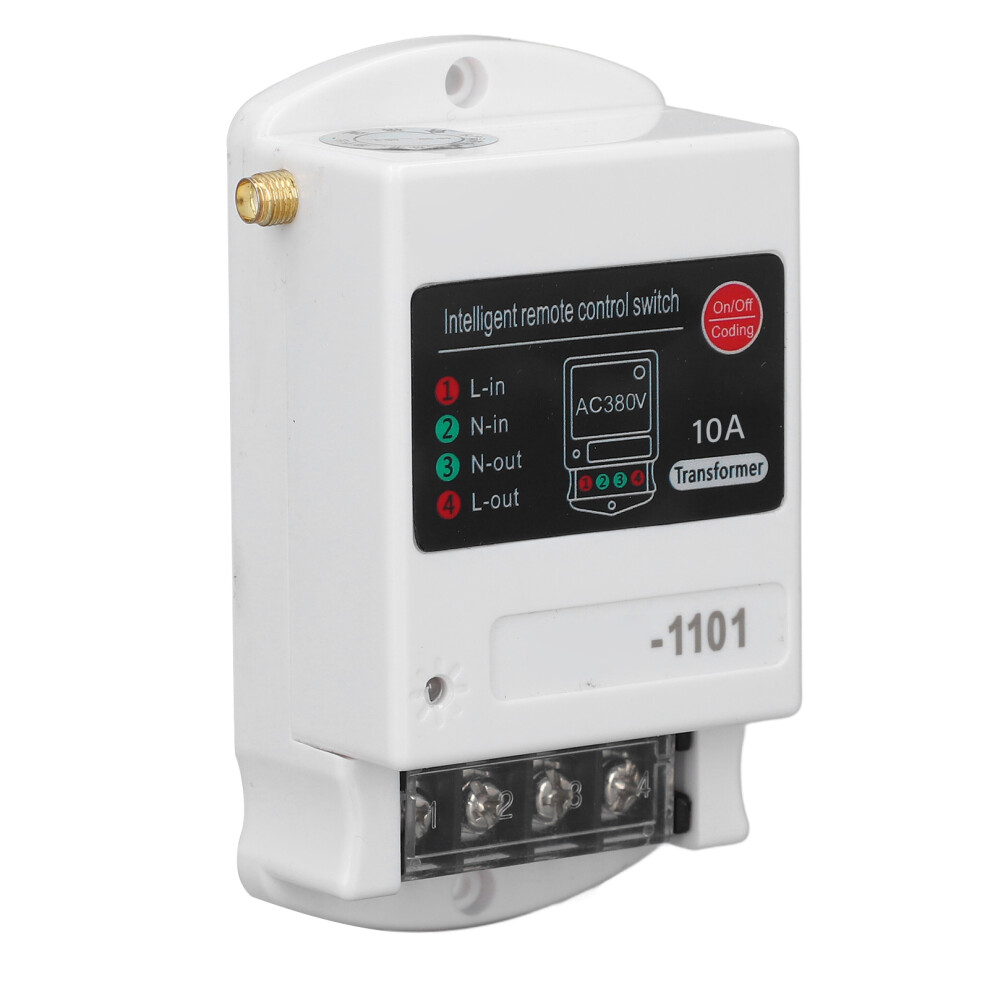 Wireless Remote Switch 1 Phase 5000M Range Ac380v 10A For Garage, Water Pump, Light 8751334472194