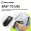 Digital Backlight LCD Film Meter Paint Thickness Tester Tool Black 6