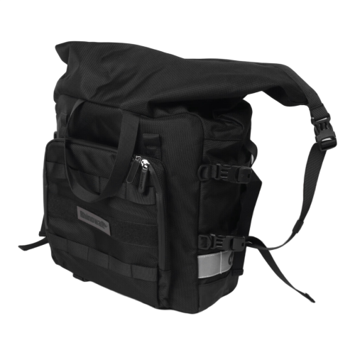 Τσάντα Μοτοσικλέτας Rhinowalk 20L Universal Πλαϊνή Τσάντα Σέλας Μαύρη 1