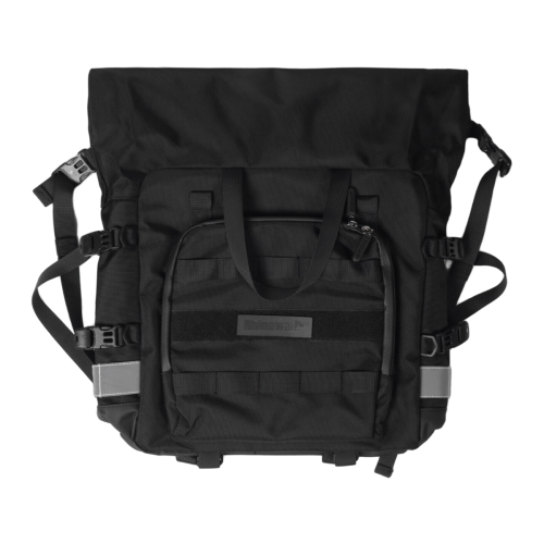 Τσάντα Μοτοσικλέτας Rhinowalk 20L Universal Πλαϊνή Τσάντα Σέλας Μαύρη