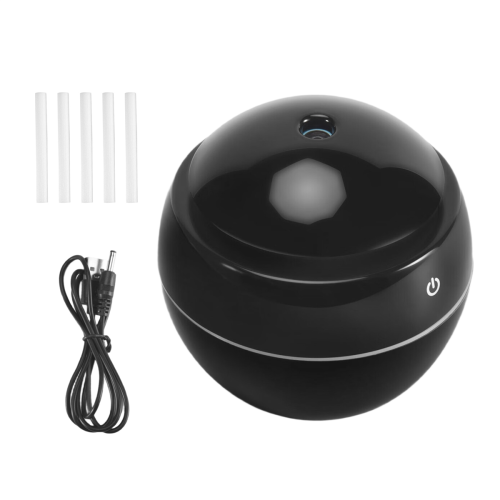 Portable Air Humidifier Ultrasonic USB Aroma Diffuser Black 2