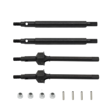 Metalen voor- en achteraandrijfas CVD voor TRX4M 1/18, zwart