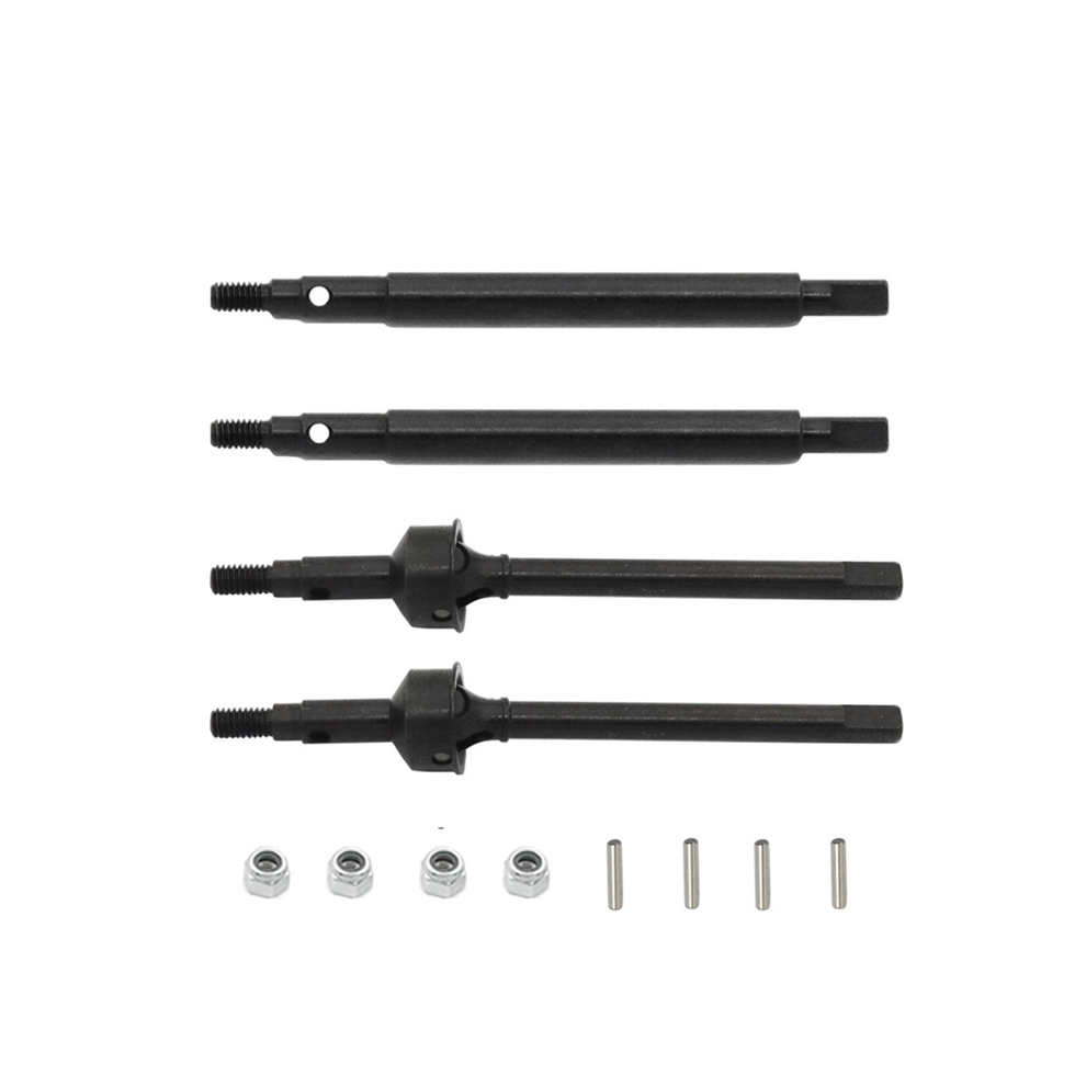 Metal Front And Rear Driveshaft Cvd For Trx4m 1/18, Black 4711242078097