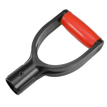 Kunststof schopgreep D-greep handvat, 32 mm binnendiameter (rood)