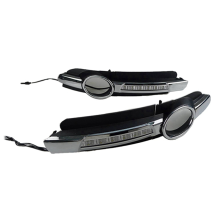 2Pcs LED DRL Tagfahrlicht Nebel Licht Lampe für A6 C6 2005-2008