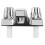 Robinet cascade RV chromé, filetage de 20 mm, 1 trou. 14